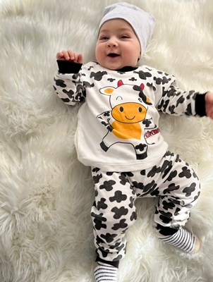 Süper inek Bebe pijama takımı 