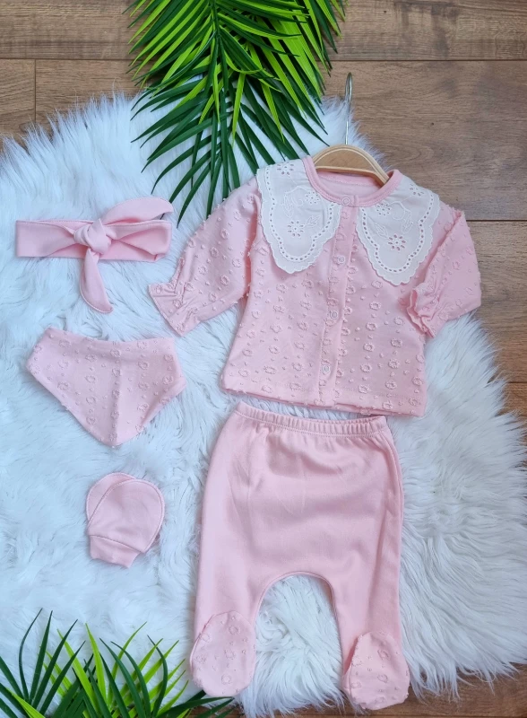 Vintage fisto yaka pembe 5 li set 